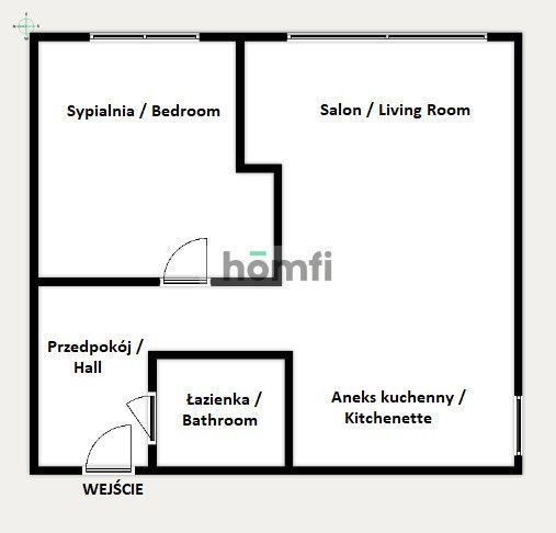 For sale a 2-room apartment 42 sqm (Weissa/Azory) - Apartment - Sale - Kraków, Krowodrza / Azory