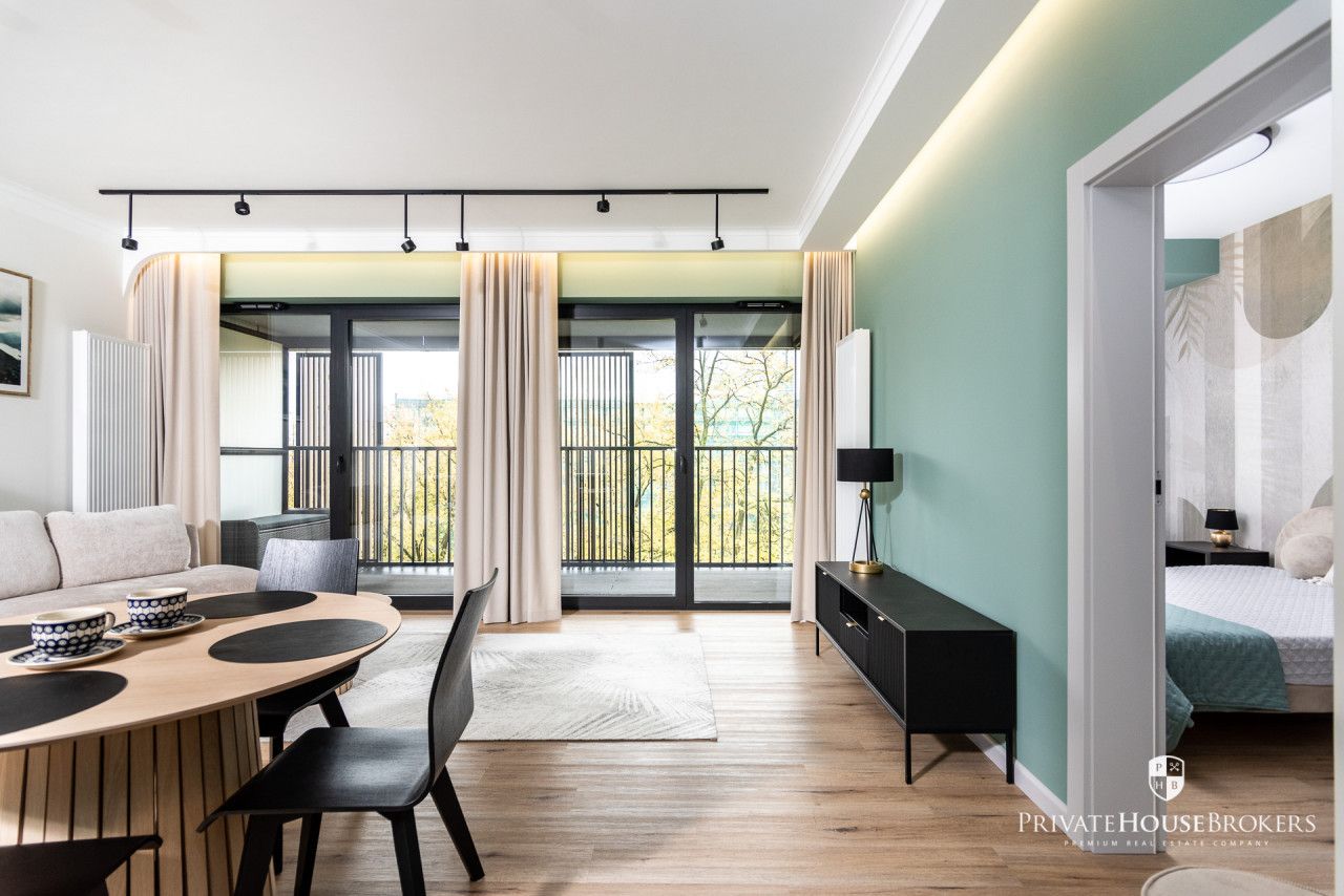 Piastowska 30, 51m²: brand-new premium 2-room apartment | air-con | large balcony | parking | storage - Apartment - Rent - Kraków, Krowodrza / Bronowice