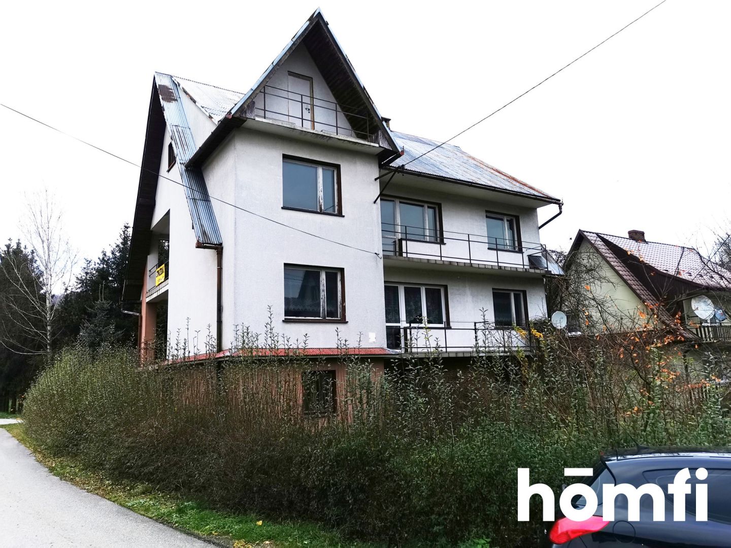 Gotowy do zamieszkania dom w Laskowej, z możliwością aranżacji 4 dużych mieszkań - Dom - Sprzedaż - Limanowski, Laskowa