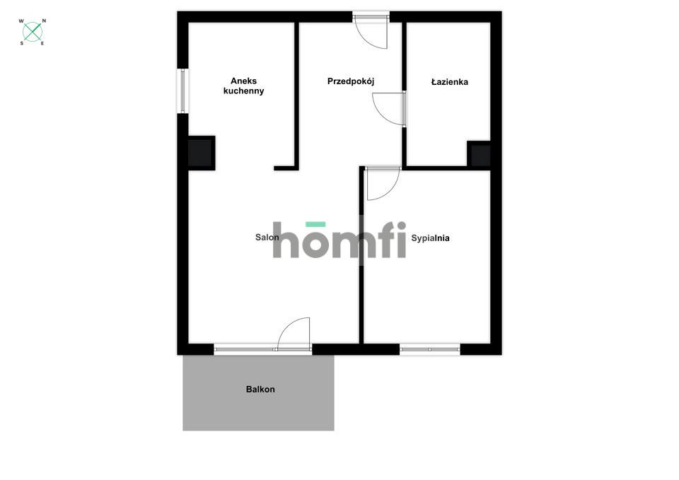 Nowoczesne 2 pokojowe mieszkanie z halą garażową, Mały Kack - Mieszkanie - Wynajem - Gdynia, Mały Kack