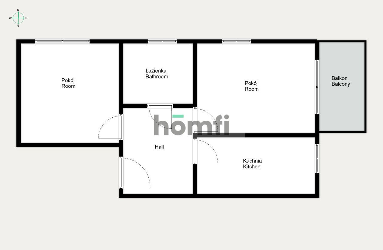 2 room apt. on Kazimierza Funka street - Apartment - Rent - Wrocław, Psie Pole