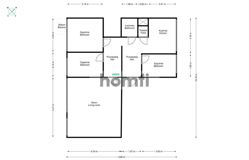 Comfortable 73m2 Apartment - Excellent Location - Apartment - Sale - Olsztyński, Biskupiec