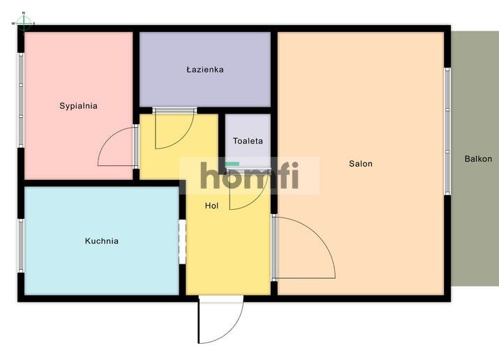 Nowe 2 pokojowe mieszkanie blisko Stawów Jana - Mieszkanie - Wynajem - Łódź, Górna