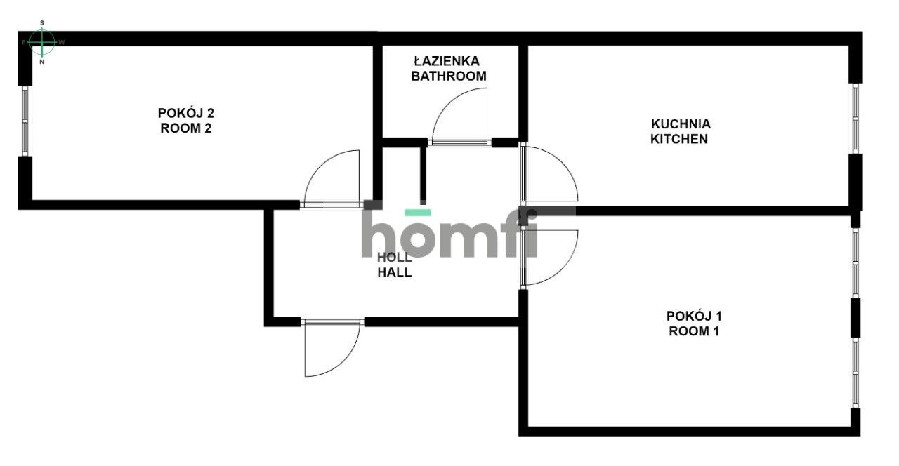 FOR RENT!2 bedrooms apartment in the old town Gdańśk - Apartment - Rent - Gdańsk, Śródmieście