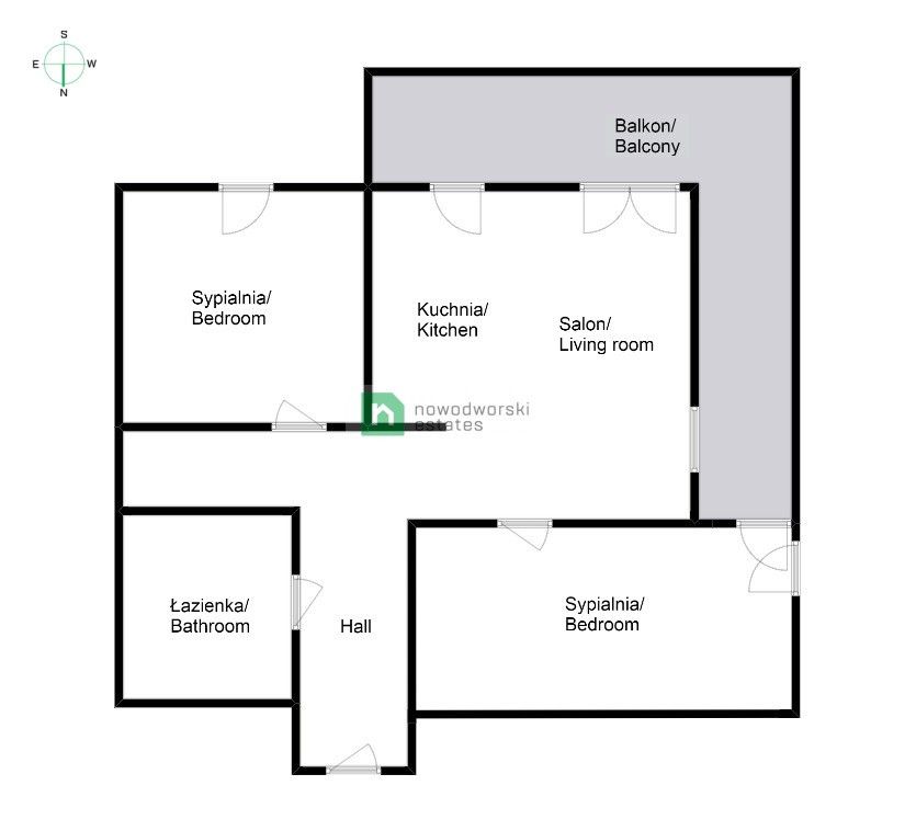 Twobedroom apartment 3rd floor Słomiana Dębniki - Apartment - Rent - Kraków, Podgórze / Dębniki