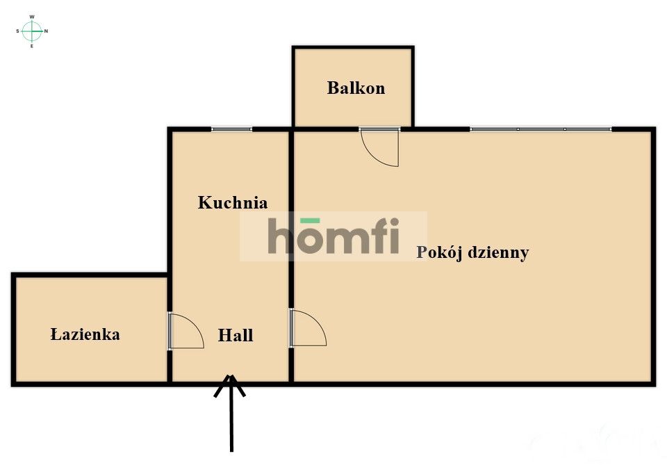 Fully equipped studio apartment center of Rzeszów - Apartment - Rent - Rzeszów, Tysiąclecia