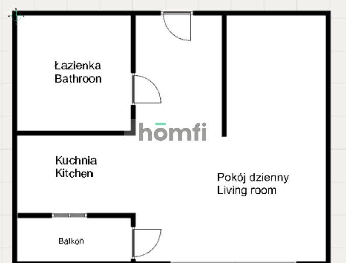 OPPORTUNITY - studio apartment with balcony and parking space - Apartment - Rent - Warszawa, Praga-Południe / Olszynka Grochowska