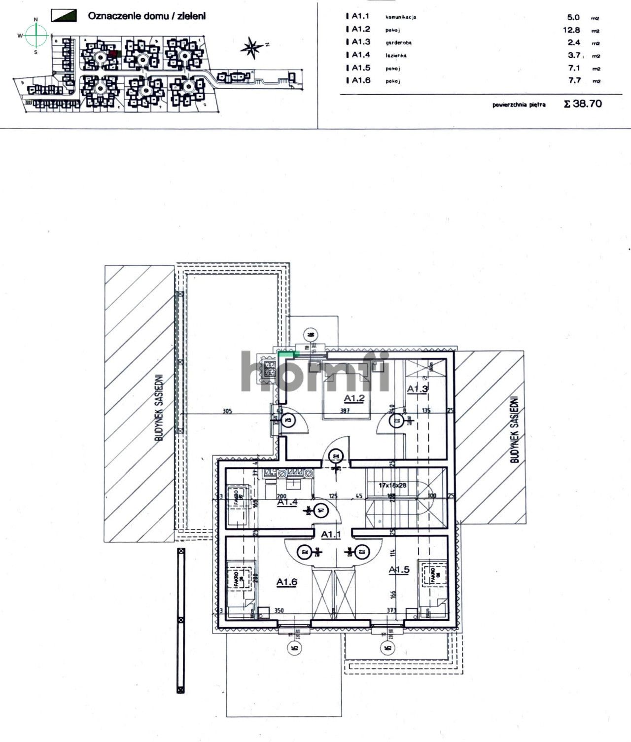 Dom 115 m2 na osiedlu zamkniętym 7 Klonów - Dom - Wynajem - Łódź, Polesie