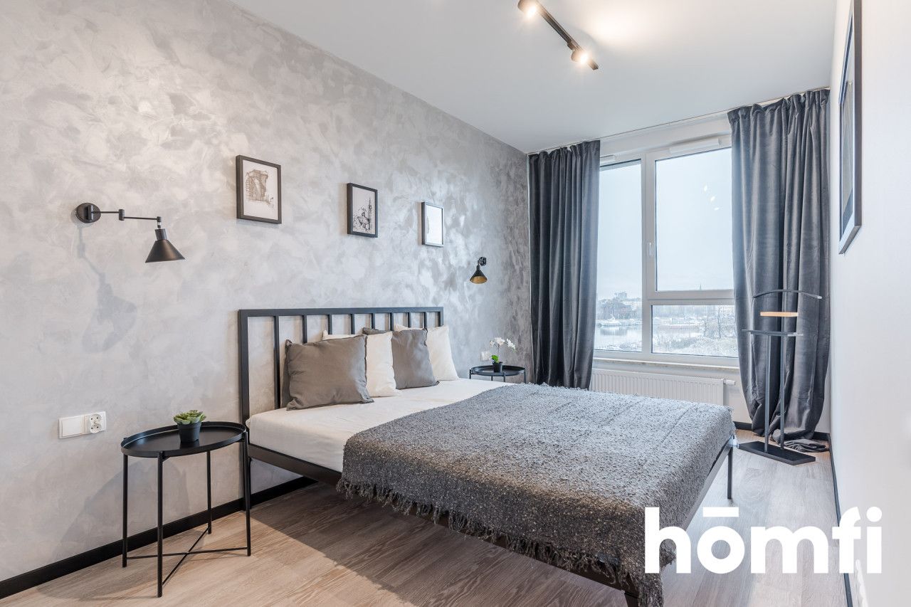 Luksusowy apartament 2 pokojowy, siłownia, bawialnia nad Motławą, Chlebova Apartments - Mieszkanie - Wynajem - Gdańsk, Śródmieście