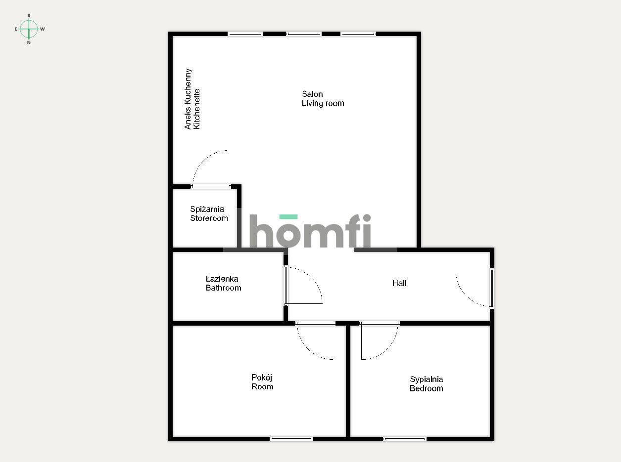3 pokoje, południe Wrocławia ul Szparagowa - Mieszkanie - Wynajem - Wrocław, Krzyki / Klecina