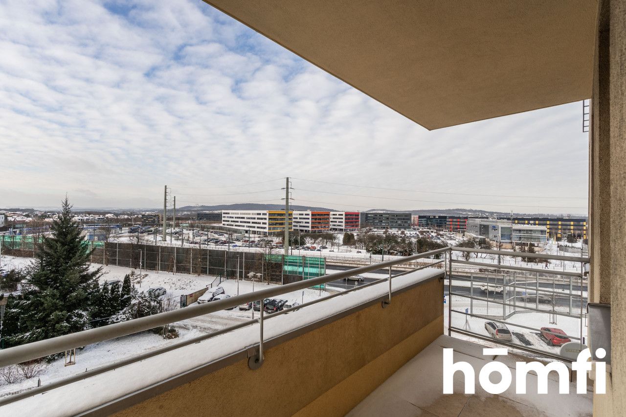 A two-room apartment with a large balcony, located in the European housing estate, guarded with security and monitoring - Apartment - Rent - Kraków, Ruczaj