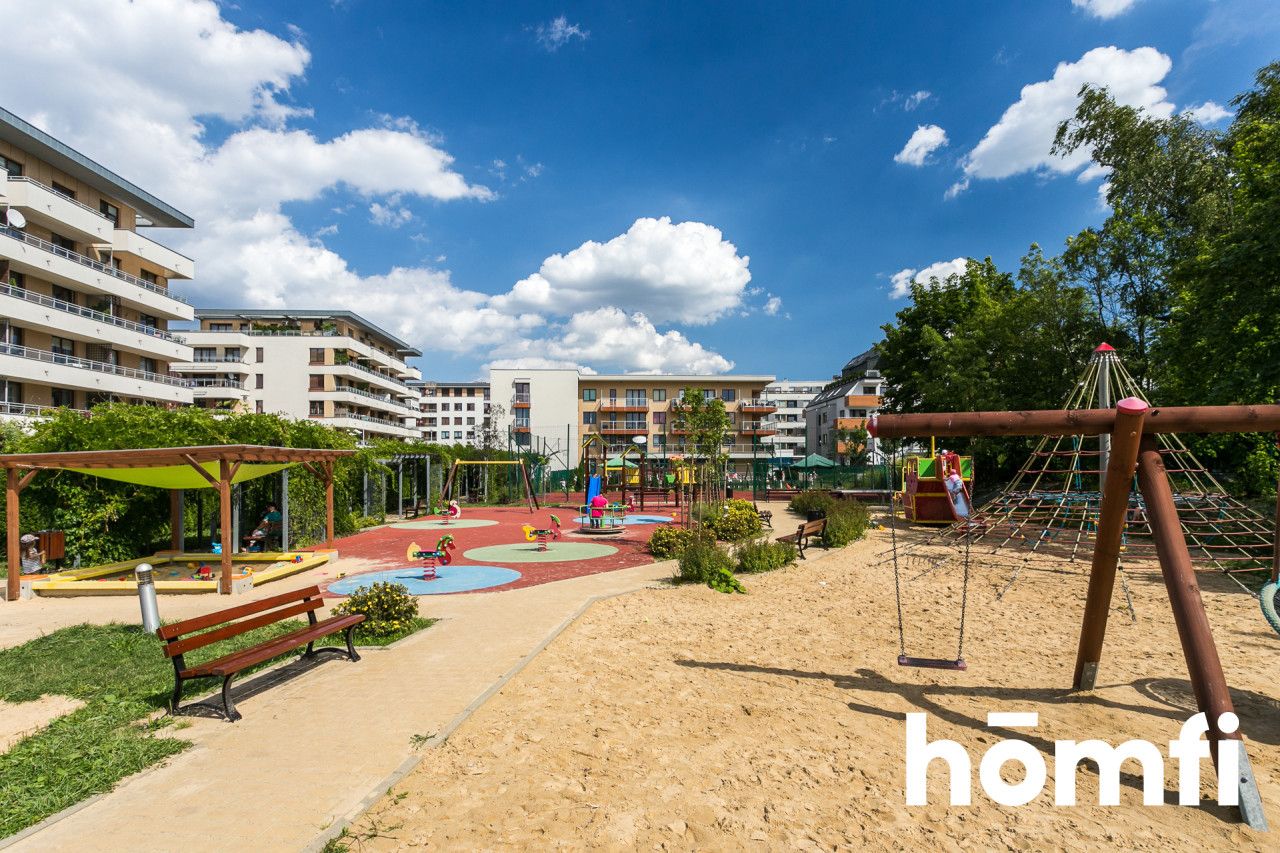 A two-room apartment with a large balcony, located in the European housing estate, guarded with security and monitoring - Apartment - Rent - Kraków, Ruczaj