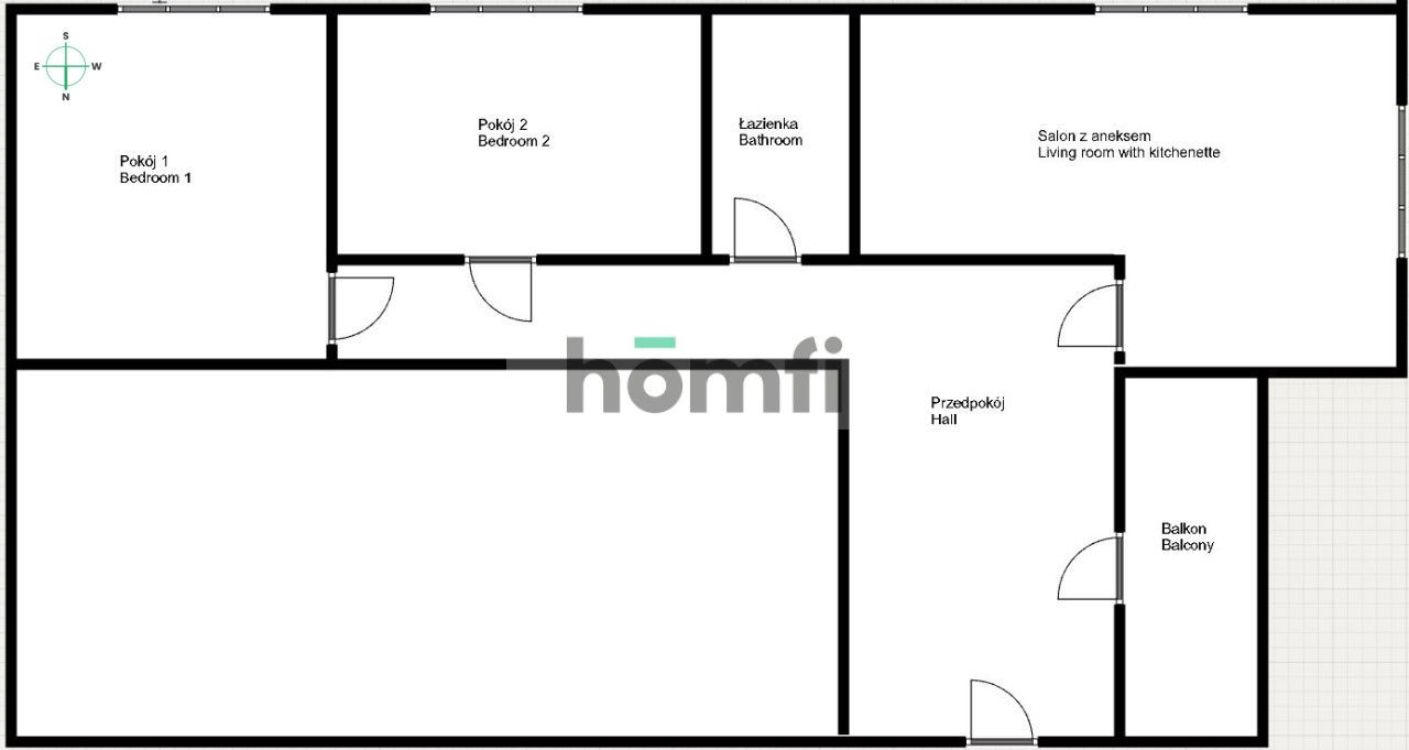 Piękne, duze mieszkanie w Zamku, Ogrody Graua - Mieszkanie - Wynajem - Wrocław, Śródmieście / Plac Grunwaldzki