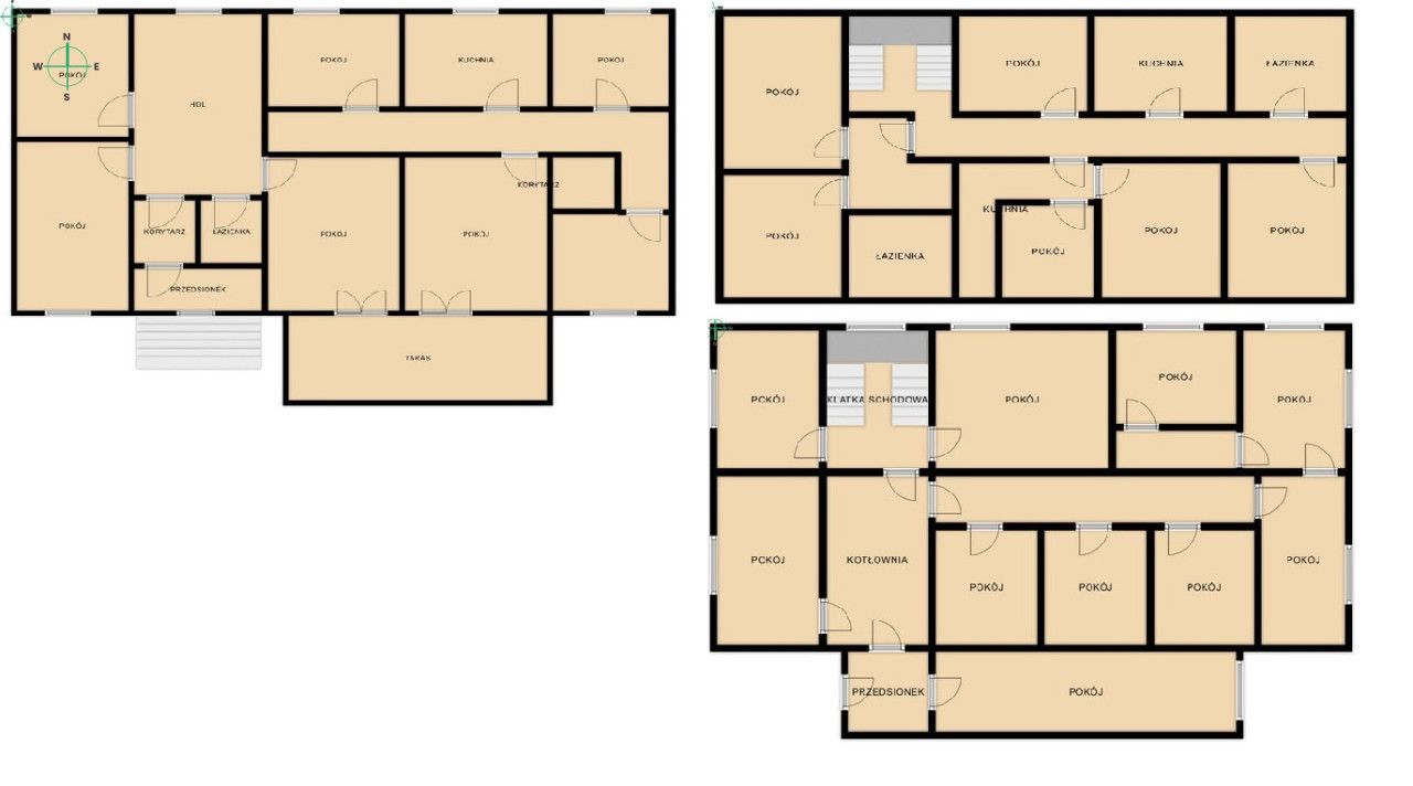 20 pokoi, 60 łóżek, dom pod inwestycję - Dom - Sprzedaż - Wrocław, Fabryczna / Oporów