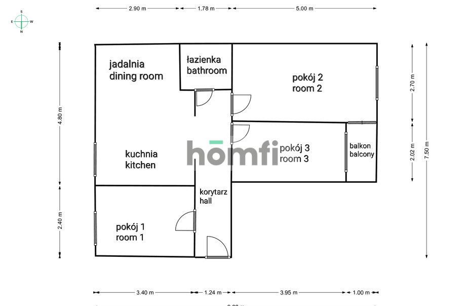 3 - pokojowe mieszkanie w świetnej lokalizacji - Mieszkanie - Wynajem - Ostródzki, Ostróda