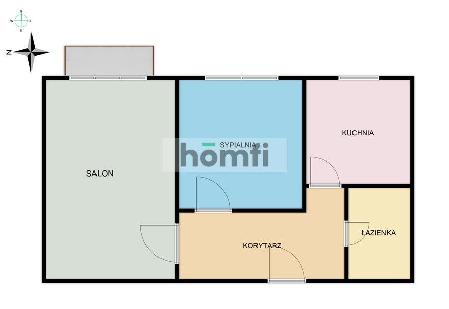 2 pokojowe mieszkanie z oddzielną kuchnią - Mieszkanie - Sprzedaż - Poznań, Stare Miasto / Winogrady