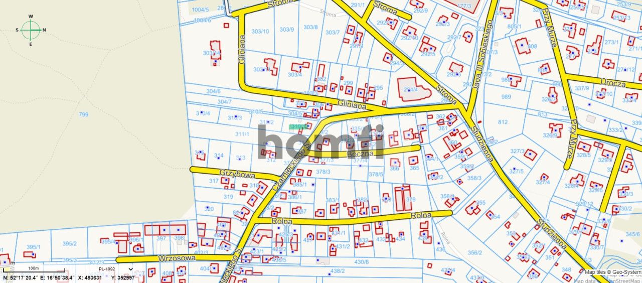 Attractive construction plot for sale in Puszczykowo - Plot - Sale - Poznański, Puszczykowo / Stare Puszczykowo