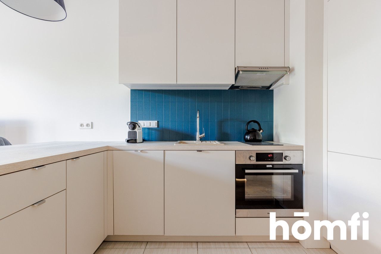 Kawalerka z ogrodem i garażem w nowym budownictwie - Mieszkanie - Sprzedaż - Warszawa, Praga-Południe / Gocław