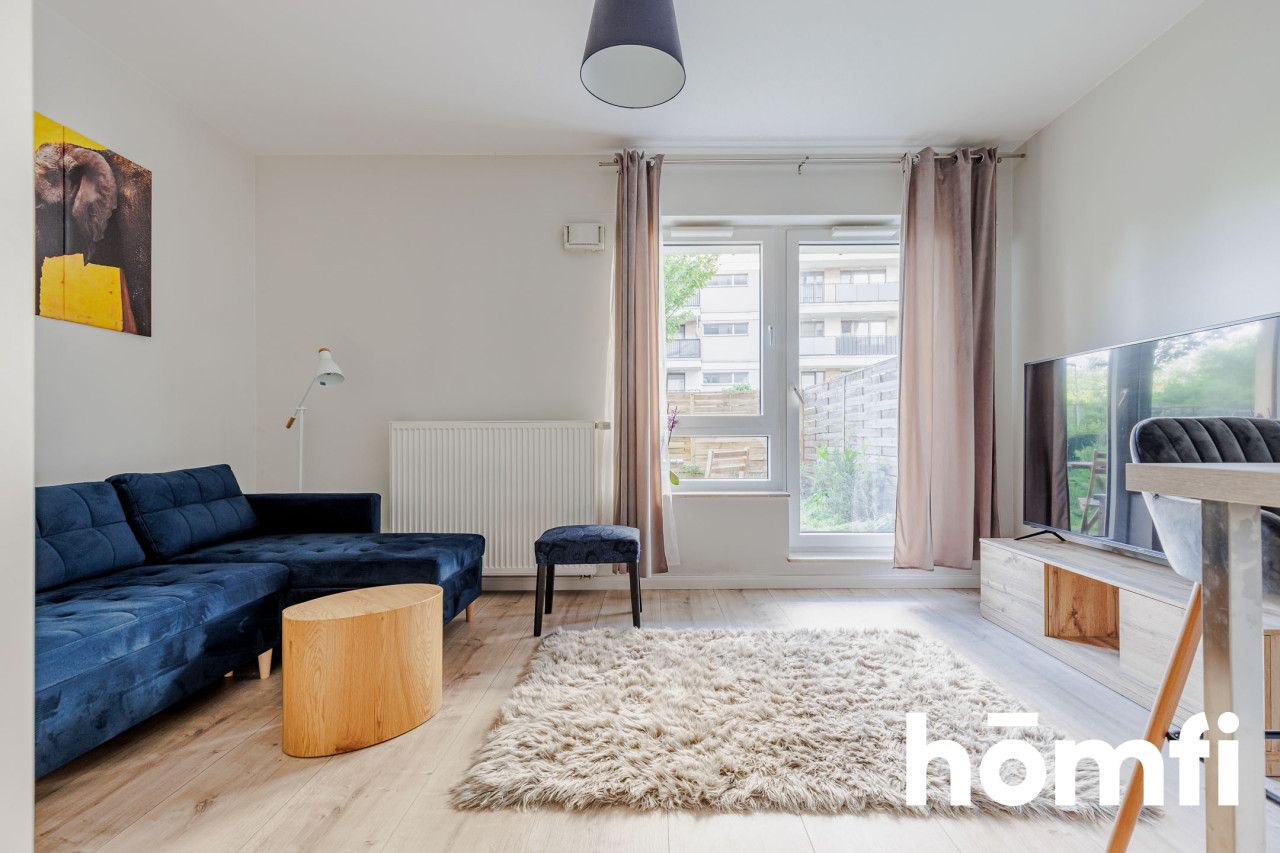 Kawalerka z ogrodem i garażem w nowym budownictwie - Mieszkanie - Sprzedaż - Warszawa, Praga-Południe / Gocław