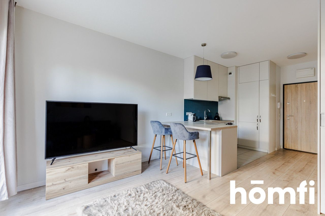 Kawalerka z ogrodem i garażem w nowym budownictwie - Mieszkanie - Sprzedaż - Warszawa, Praga-Południe / Gocław