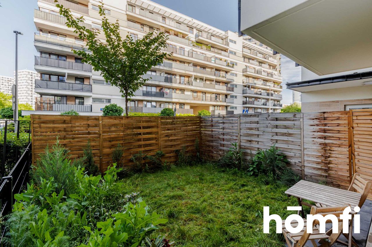 Kawalerka z ogrodem i garażem w nowym budownictwie - Mieszkanie - Sprzedaż - Warszawa, Praga-Południe / Gocław