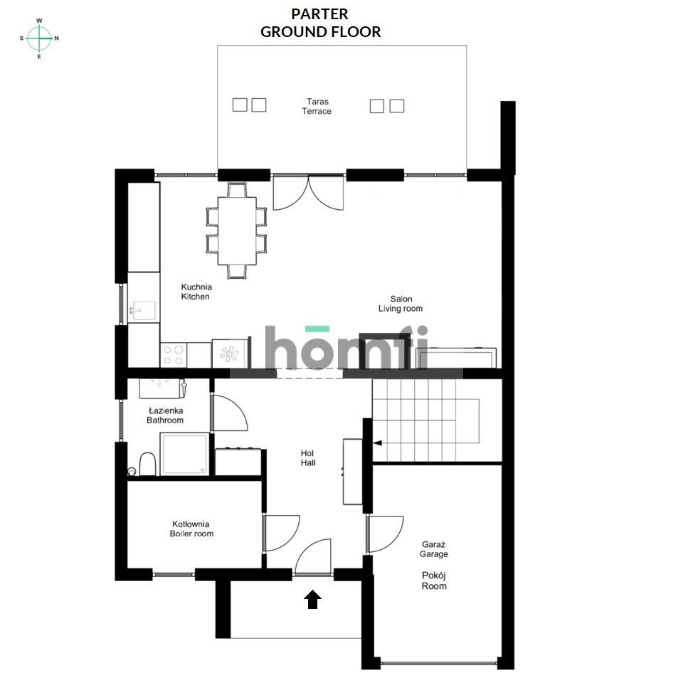 Komfortowy bliźniak na sprzedaż, 4 pokoje, salon z dużą kuchnią, taras i ogród - Konary | Mogilany - Dom - Sprzedaż - Krakowski, Mogilany / Konary