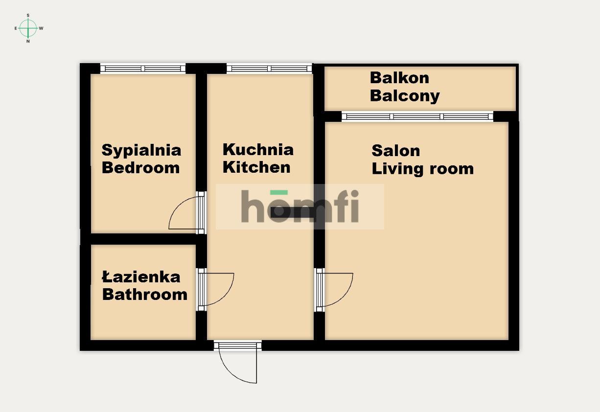 2 pokoje po remoncie, umeblowane! - Mieszkanie - Wynajem - Kraków, Nowa Huta / Wzgórza Krzesławickie