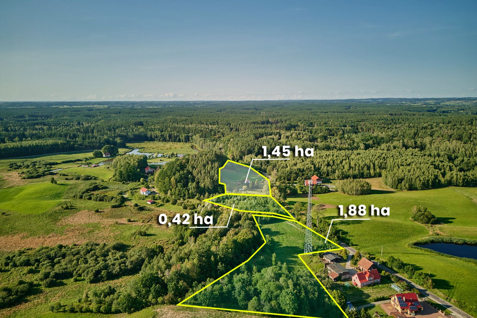 Charming cottage near the Dadaj lake on a large plot of land! - Дім - Продаж - Olsztyński, Barczewo / Ramsowo