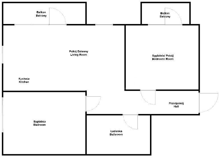 RAKOWICKA | NEW 3 ROOM APARTMENT | AIR-CONDITIONED - Apartment - Rent - Kraków, Śródmieście / Stare Miasto