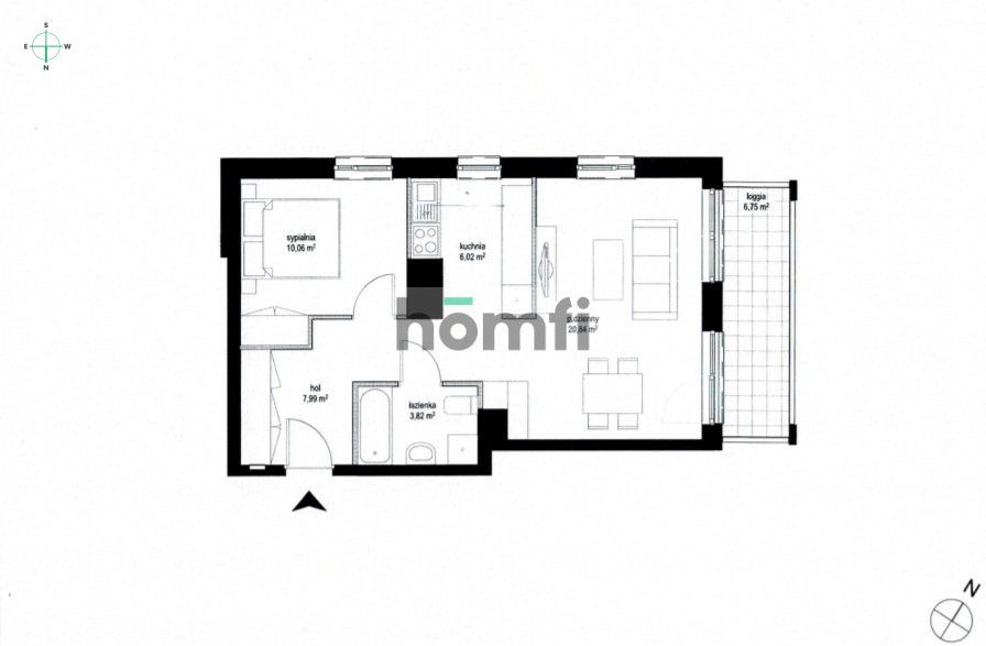 Dwupokojowe mieszkanie z niepowtarzalnym widokiem - Mieszkanie - Wynajem - Gdańsk, Morena