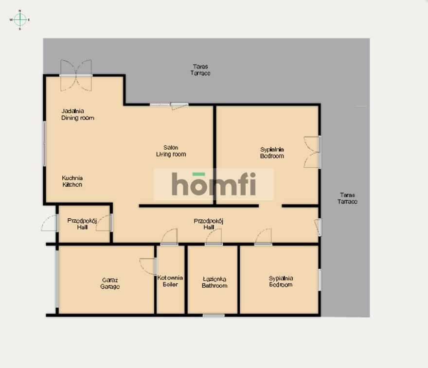 Parterowy dom na wzgórzu - Dom - Sprzedaż - Białobrzeski, Promna / Falęcice