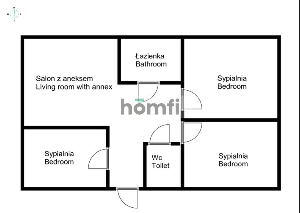 Nowe 4 pokojowe mieszkanie na Sławinku na wynajem - Mieszkanie - Wynajem - Lublin, Sławinek