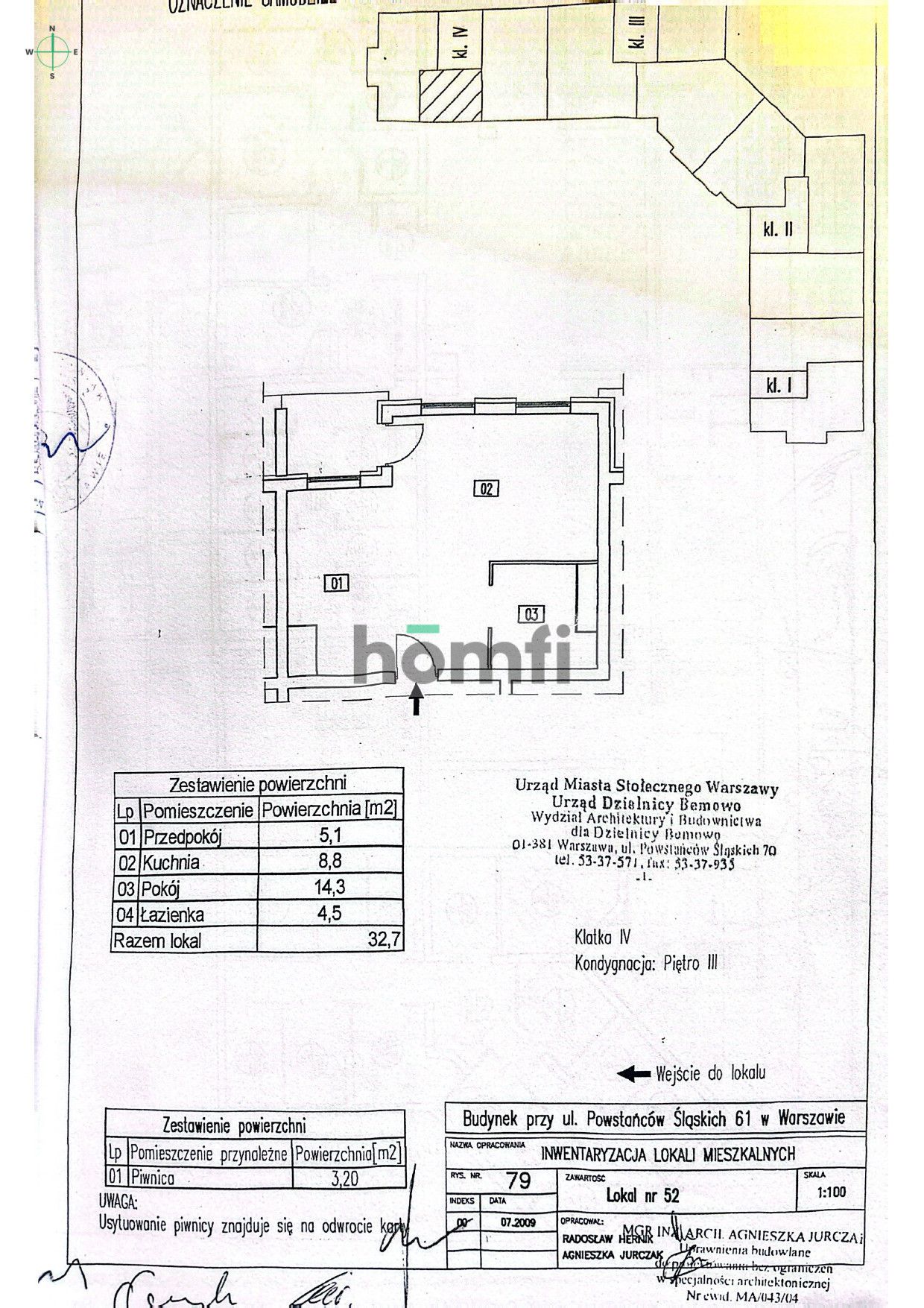 Kawalerka z możliwością przerobienia na dwa pokoje - Mieszkanie - Sprzedaż - Warszawa, Bemowo