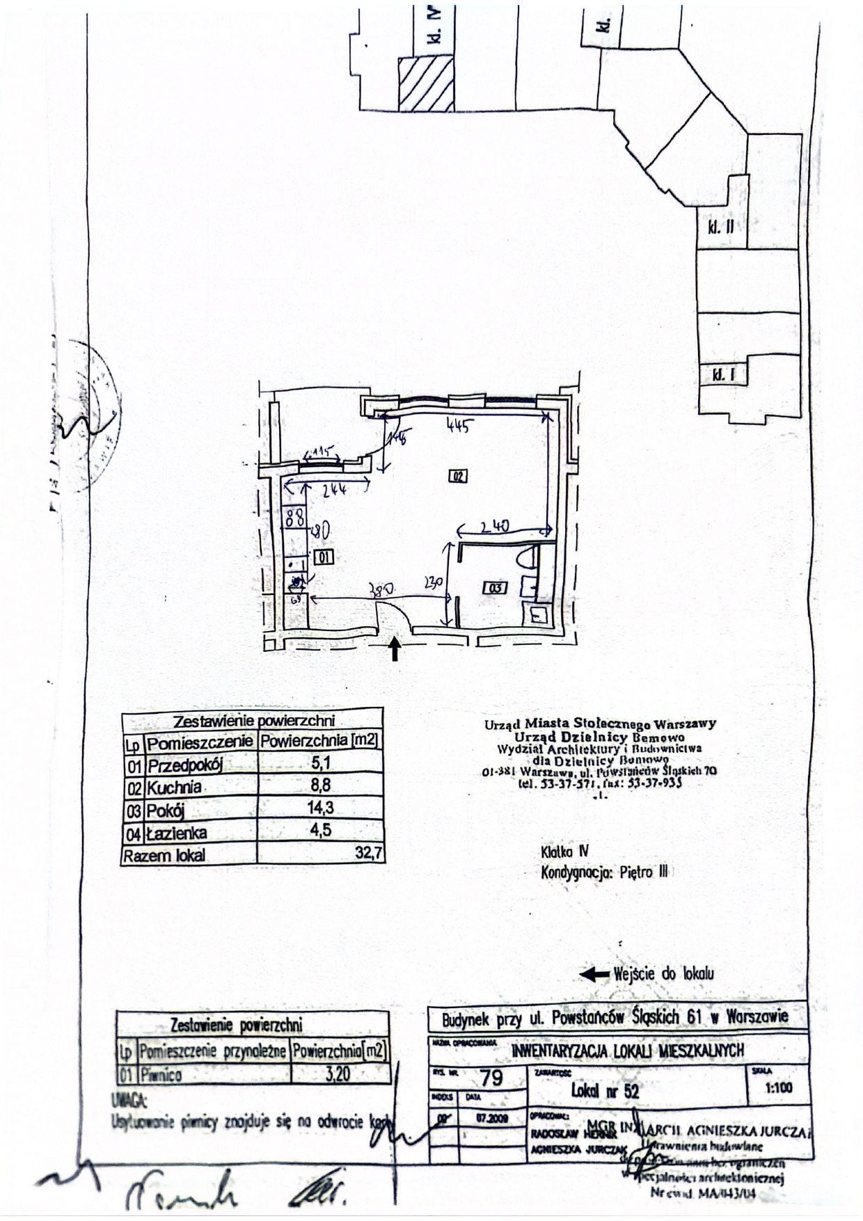 Kawalerka z możliwością przerobienia na dwa pokoje - Mieszkanie - Sprzedaż - Warszawa, Bemowo