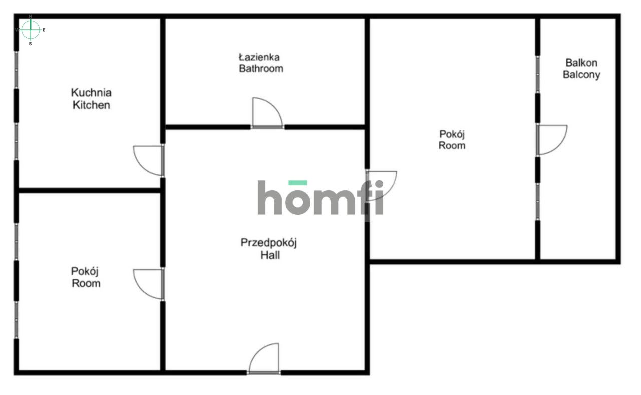 Dwupokojowe mieszkanie w centrum/Ślężna - Mieszkanie - Wynajem - Wrocław, Krzyki
