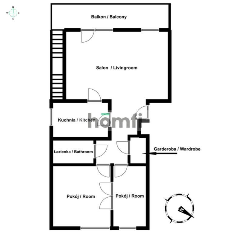3-pok. z garażem, duży taras, balkon, widok na las - Mieszkanie - Wynajem - Gdynia, Kolibki