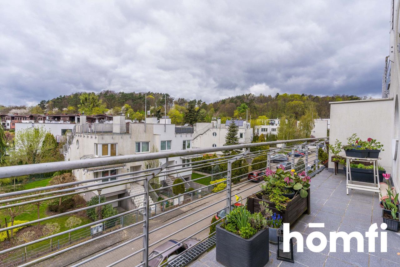 3-pok. z garażem, duży taras, balkon, widok na las - Mieszkanie - Wynajem - Gdynia, Kolibki