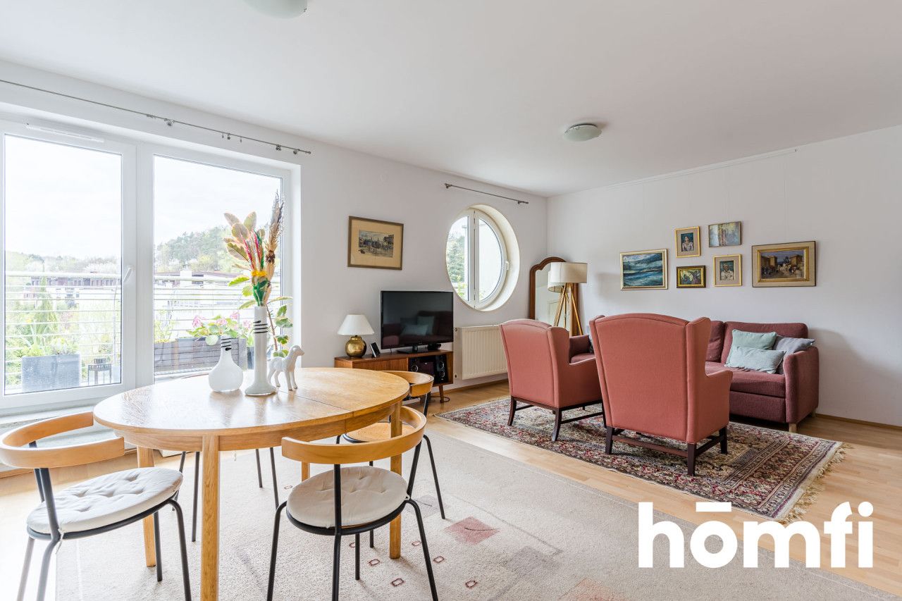 3-pok. z garażem, duży taras, balkon, widok na las - Mieszkanie - Wynajem - Gdynia, Kolibki