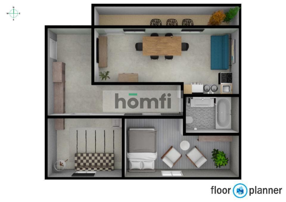 TRZYPOKOJOWE MIESZKANIE PRZY METRZE BEMOWO - Mieszkanie - Wynajem - Warszawa, Bemowo