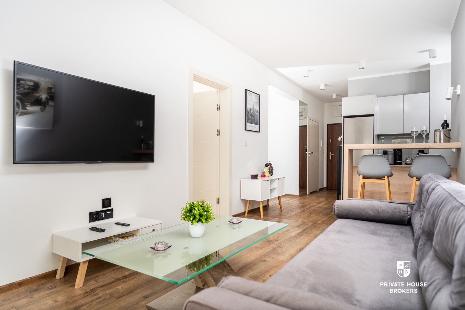Bunscha / Federowicza, 50m²: great 2-room apartment with a balcony | Czerwone Maki | Shell | Ruczaj - Apartment - Rent - Kraków, Ruczaj