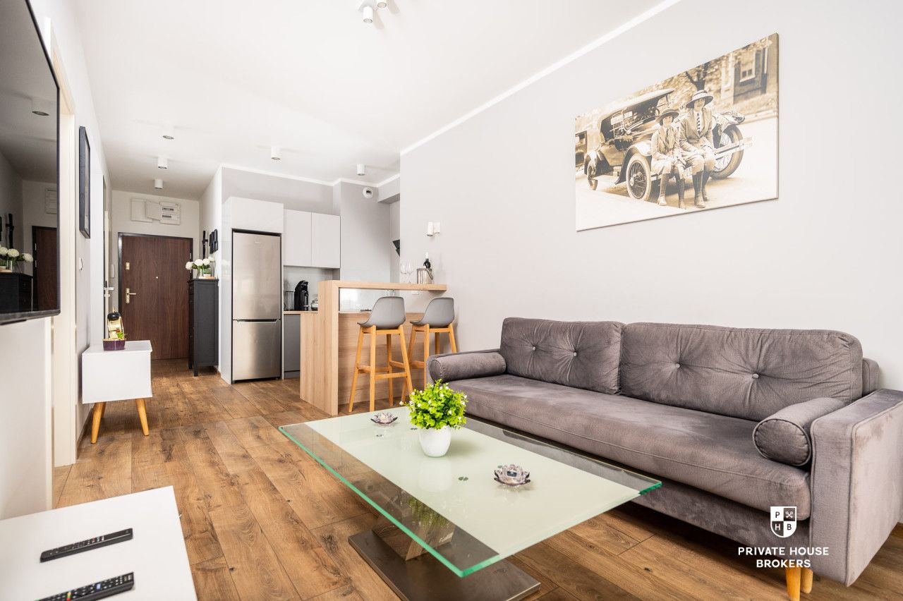 Bunscha / Federowicza, 50m²: great 2-room apartment with a balcony | Czerwone Maki | Shell | Ruczaj - Apartment - Rent - Kraków, Ruczaj