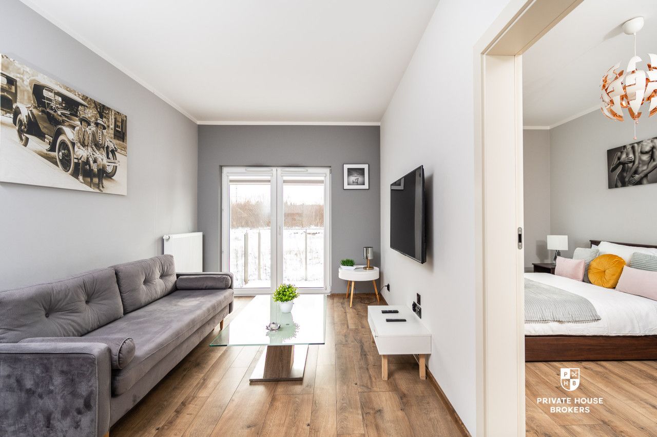 Bunscha / Federowicza, 50m²: great 2-room apartment with a balcony | Czerwone Maki | Shell | Ruczaj - Apartment - Rent - Kraków, Ruczaj