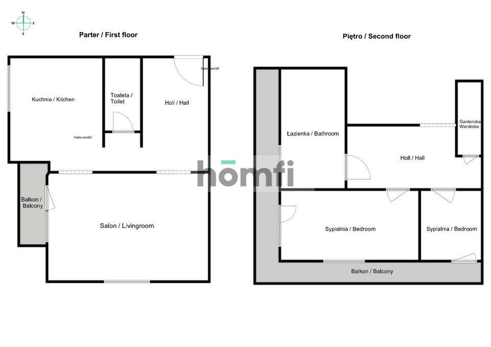 3 pokoje z balkonem | ul. Śliwkowa | Czyżyny - Mieszkanie - Wynajem - Kraków, Nowa Huta / Czyżyny