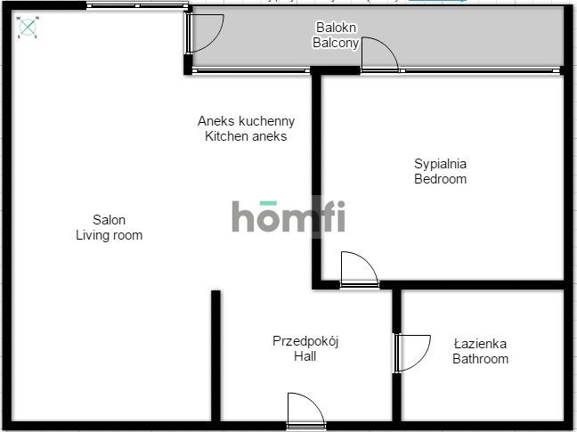 2-pokojowe mieszkanie w Apartamentach Innova - Mieszkanie - Wynajem - Wrocław, Krzyki / Tarnogaj