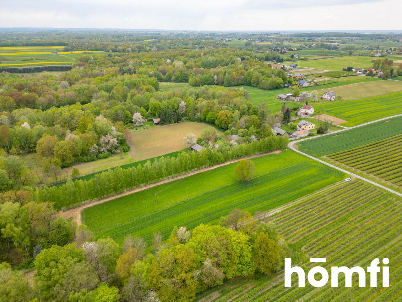 A picturesque plot near Nałęczów - Ділянка - Продаж - Puławski, Nałęczów / Drzewce-Kolonia