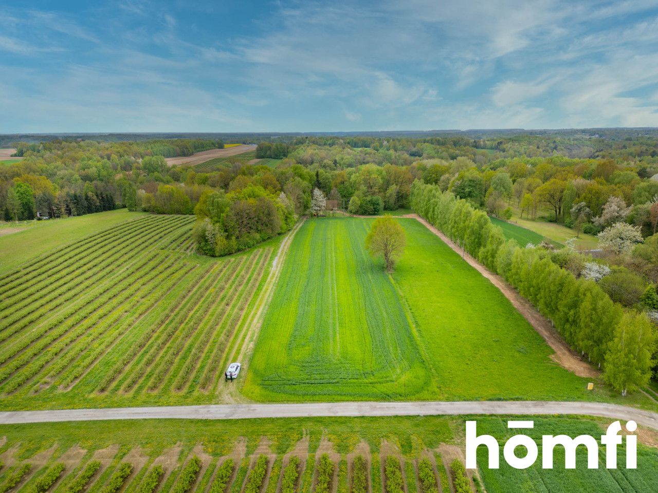 A picturesque plot near Nałęczów - Ділянка - Продаж - Puławski, Nałęczów / Drzewce-Kolonia