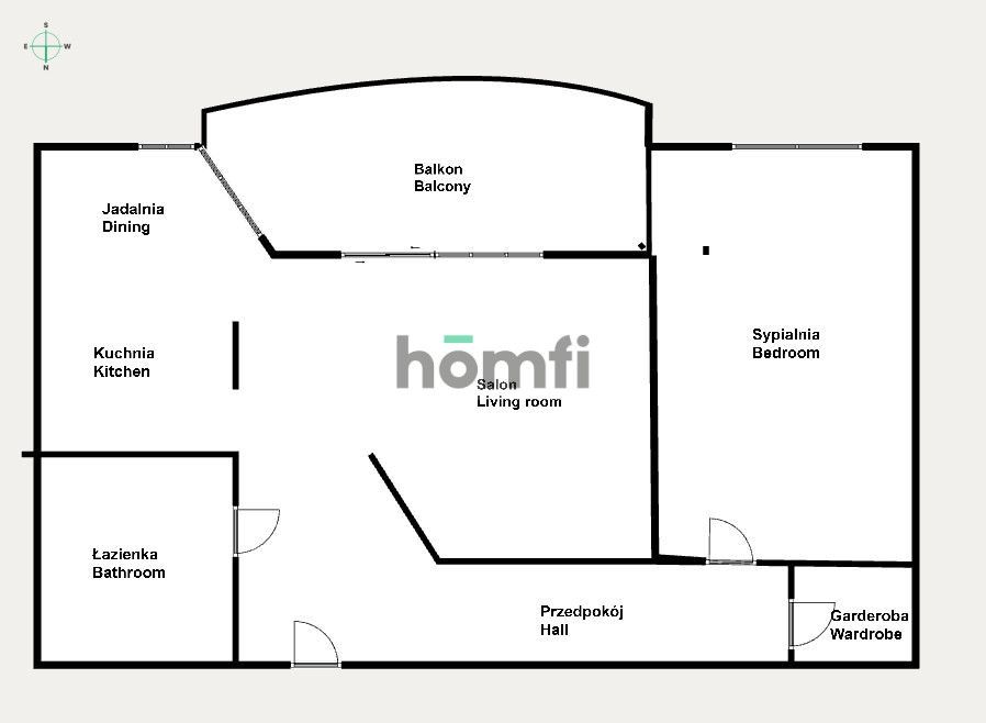 COMFORTABLE APARTMENT WITH GARAGE AND BALCONY. - Квартира - Оренда - Wrocław, Krzyki / Ołtaszyn