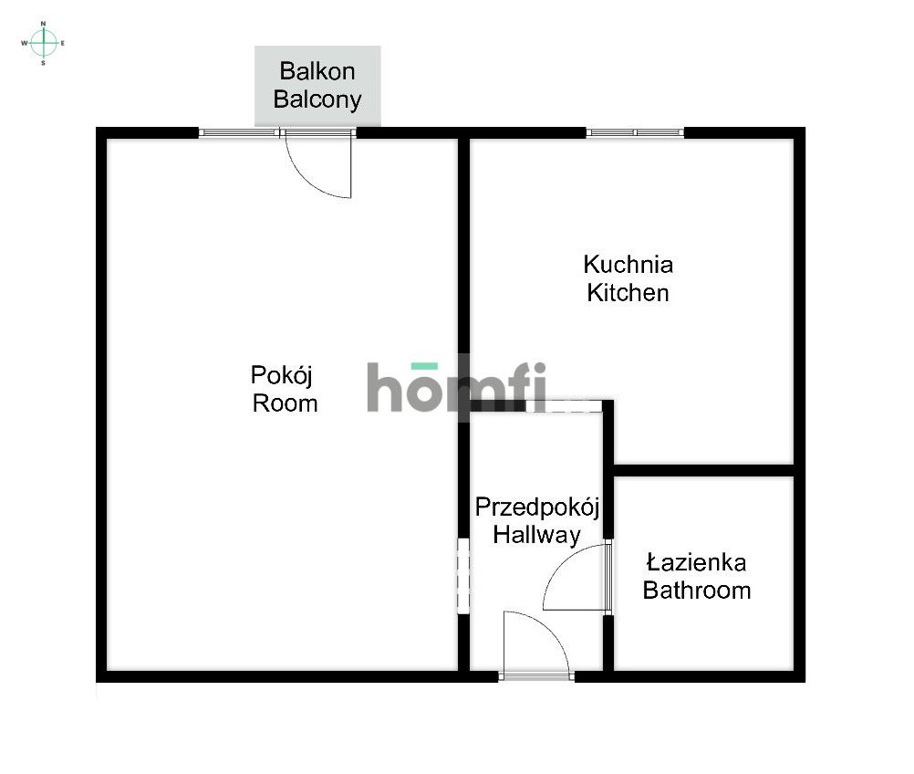 Kawalerka z oddzielną kuchnia na Kurdwanowie - Mieszkanie - Wynajem - Kraków, Podgórze / Kurdwanów