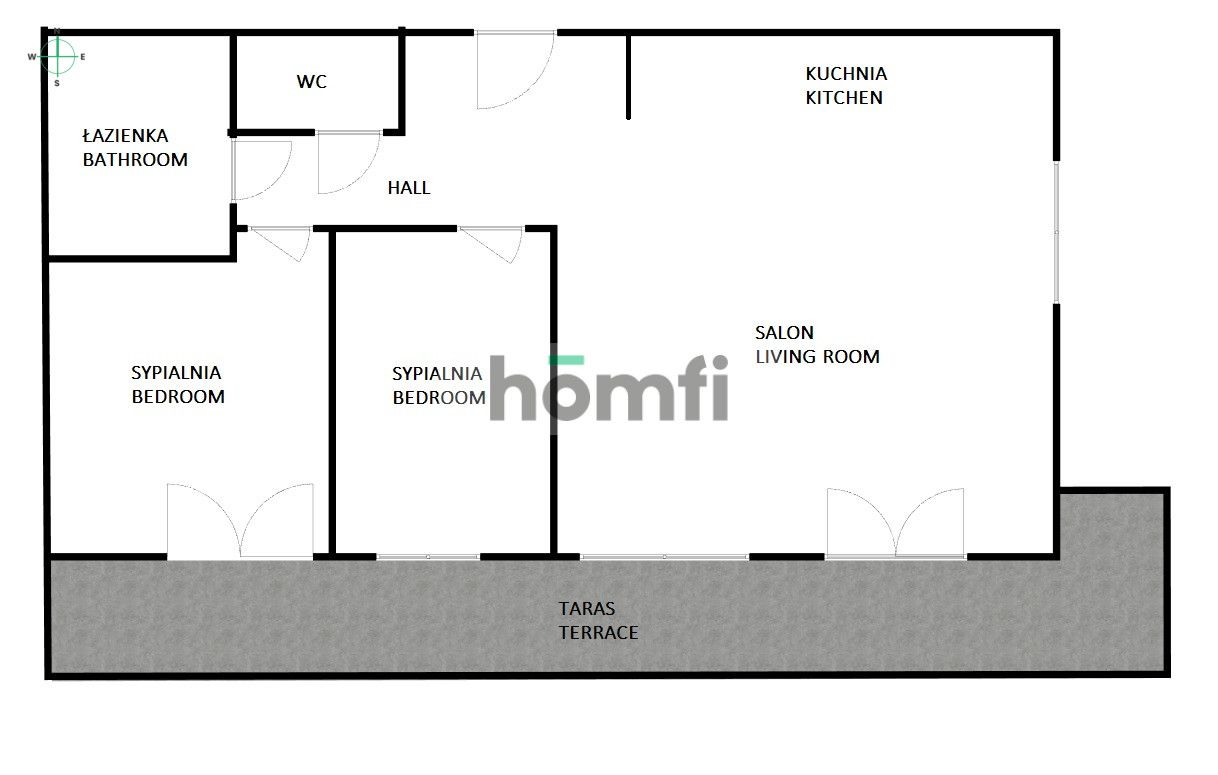 Trzypokojowe mieszkanie w Bronowicach - ul. Józefa Chełmońskiego - Mieszkanie - Sprzedaż - Kraków, Krowodrza / Bronowice Wielkie
