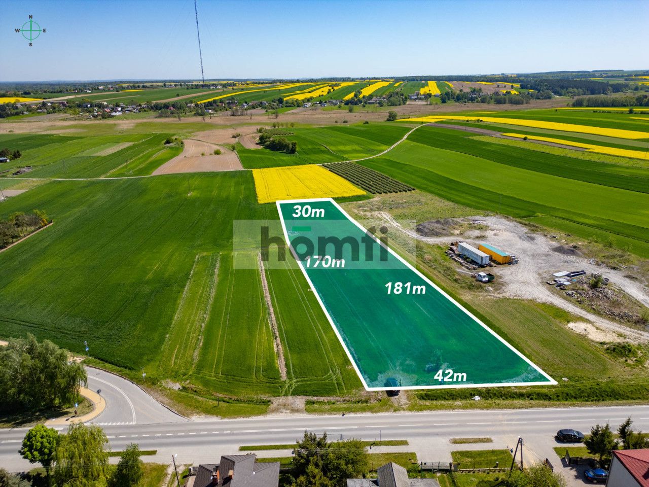 Plot 61a Piaski ul. Partisans - Ділянка - Продаж - Świdnicki, Piaski